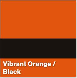 Vibrant Orange/Black LASERMAX 1/16IN - Rowmark LaserMax